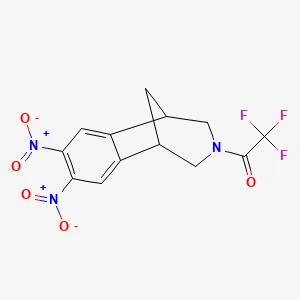 2,3,4,5-Tetrahydro-7,8-dinitro-3-(trifluoroacetyl)-1,5-methano-1H-3-benzazepine丨CAS 230615-59-5