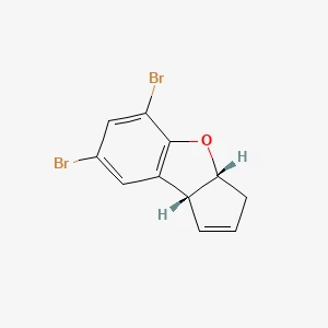 (3aS,8bS)-5,7-dibromo-3a,8b-dihydro-3H-cyclopentabbenzofuran丨CAS 84599-02-0