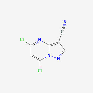 5,7-Dichloropyrazolo[1,5-a]pyrimidine-3-carbonitrile丨CAS 845895-95-6