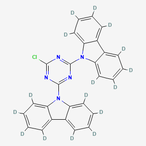 9,9'-(6-chloro-1,3,5-triazine-2,4-diyl)bis(9H-carbazole)-d16丨CAS 2778147-34-3