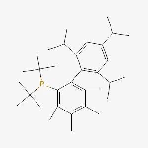 Di-tert-butyl[3,4,5,6-tetramethyl-2',4',6'-tris(propan-2-yl)-[1,1'-biphenyl]-2-yl]phosphane丨CAS 857356-94-6