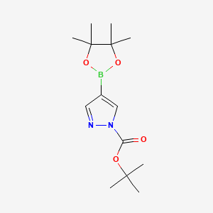 Tert-butyl 4-(tetramethyl-1,3,2-dioxaborolan-2-yl)-1H-pyrazole-1-carboxylate丨CAS 552846-17-0
